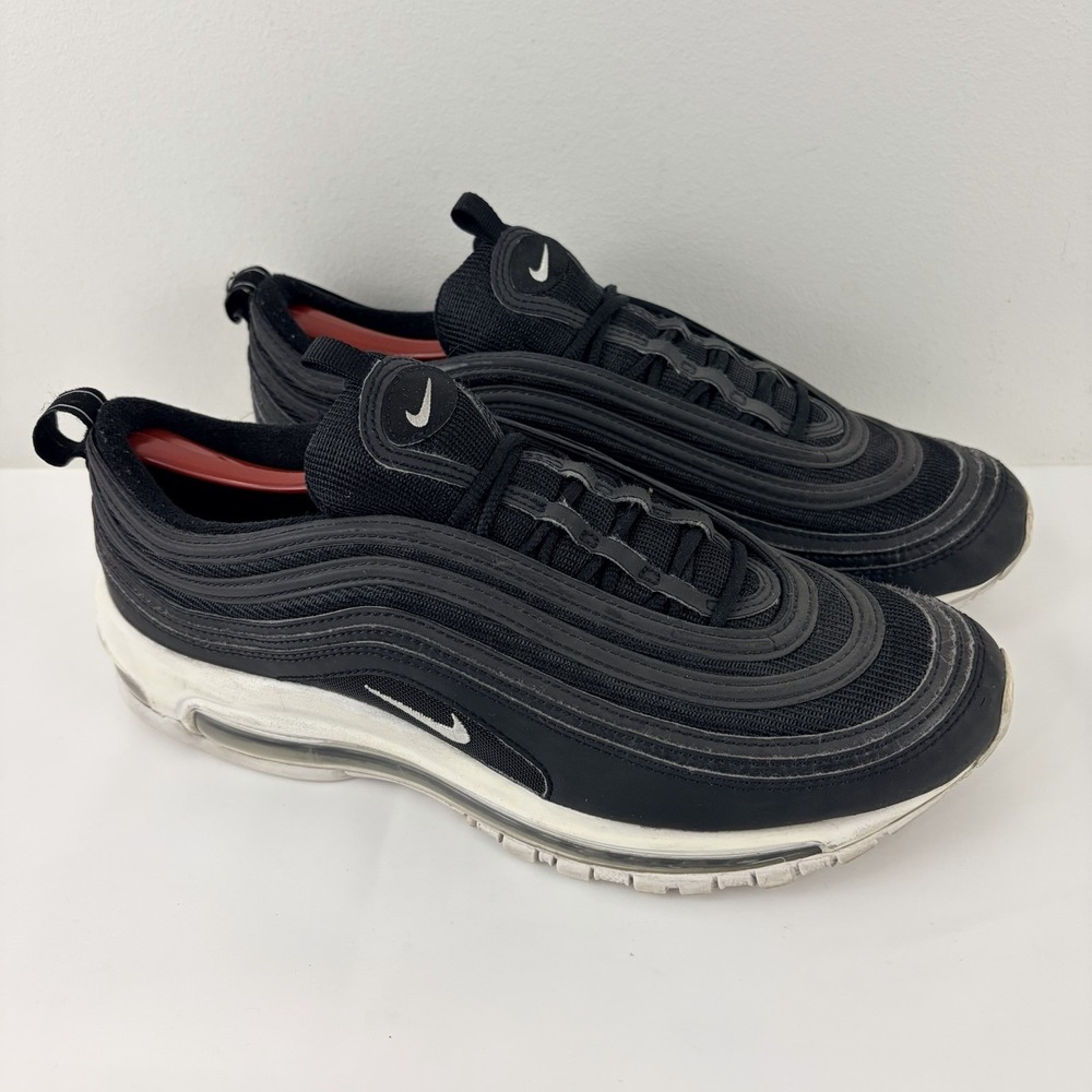 Nike Air Max 97 Men's Black White Running Shoes Size 10.5 Athletic Casual‎ Y2K